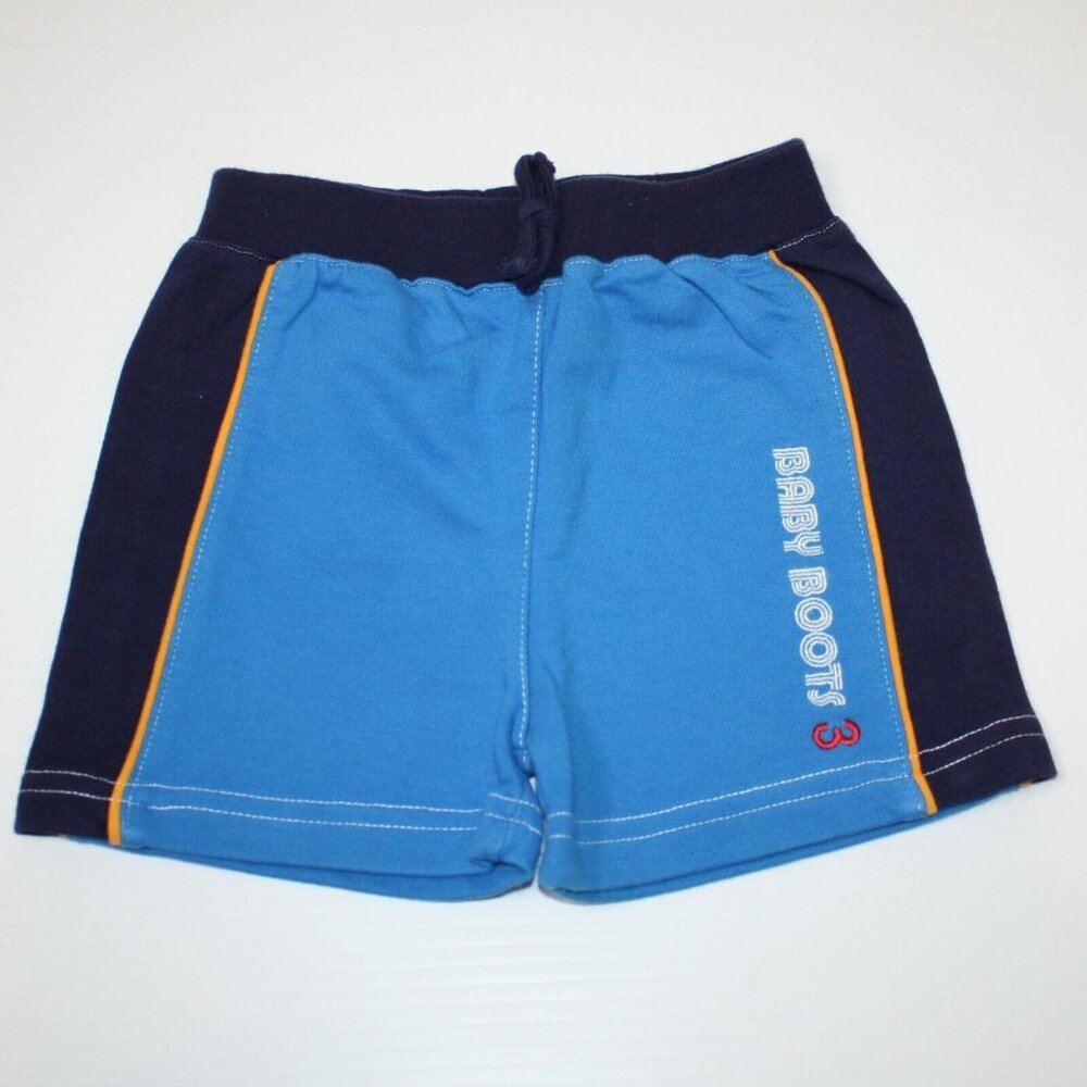 Baby Boots Boy's Blue Stripe Pull On Shorts size 6 months